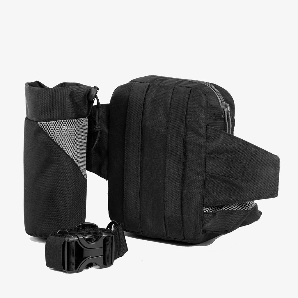 ASI Waist Pack With Detachable Bottle Holder – Multi-Utility Waist And Sling Bag For Hiking, Cycling, And Backpacking | Army Green