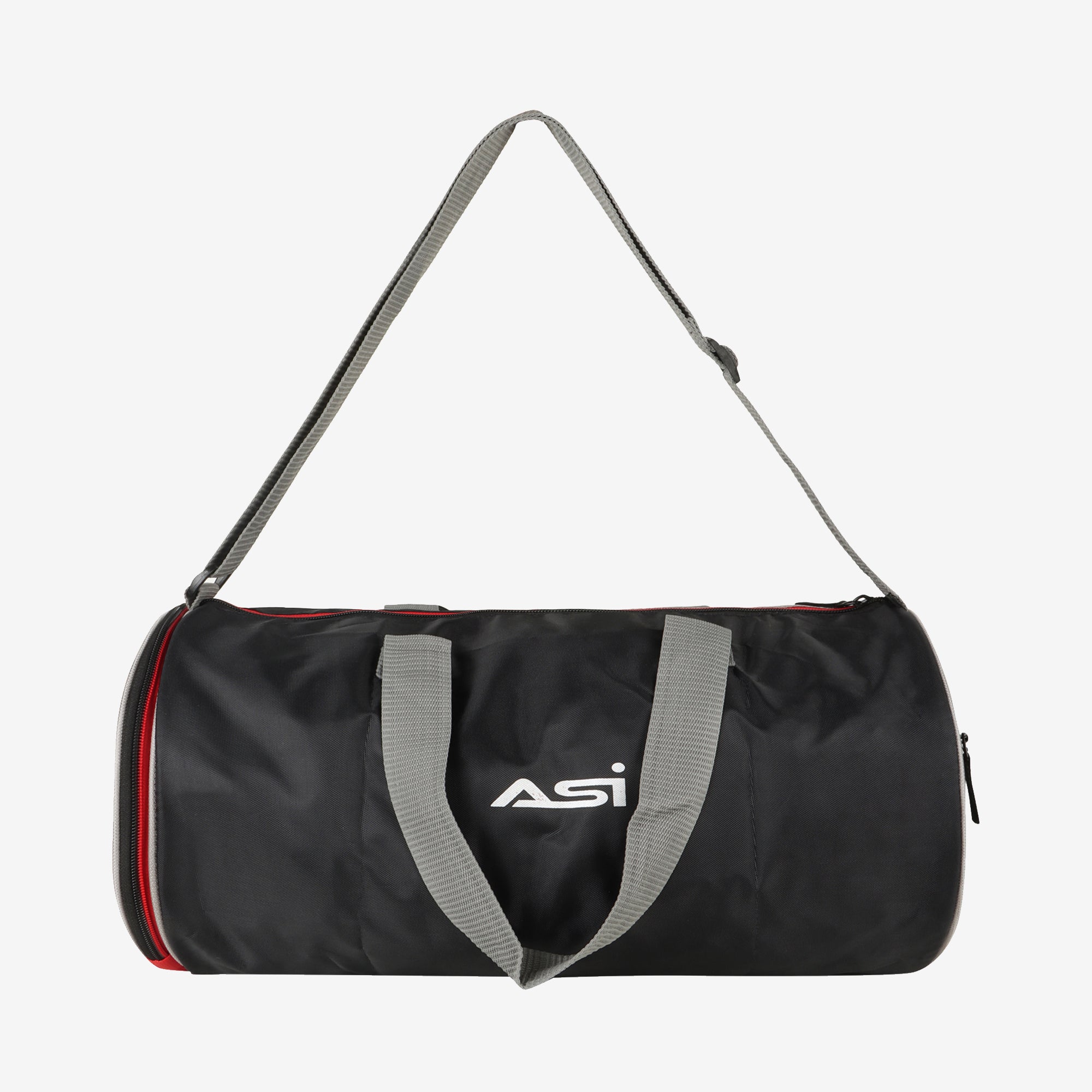 ASI Bling Gym Bag Light Grey & Red