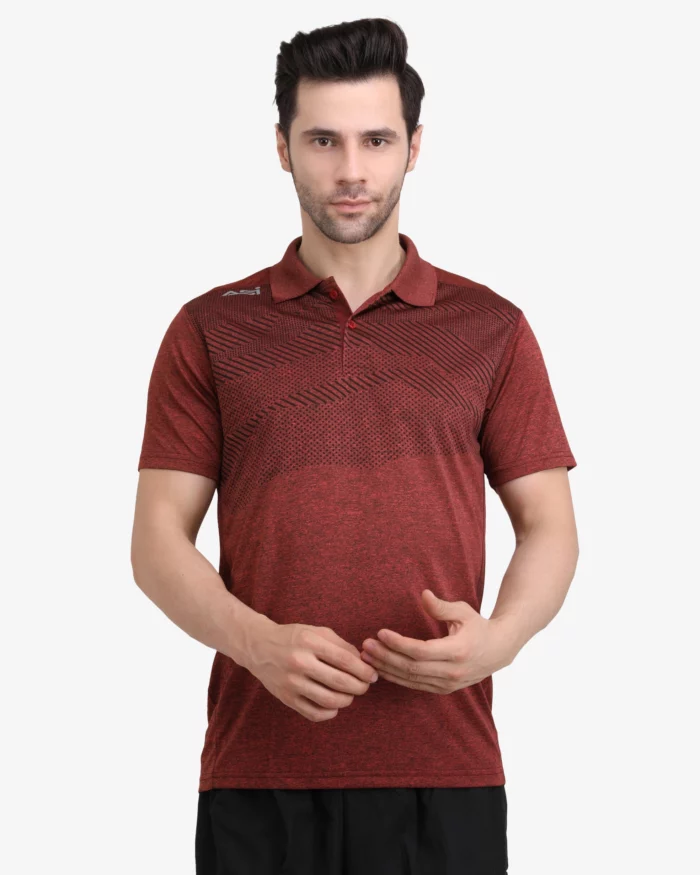 ASI Aligator T-Shirt Mehroon Color