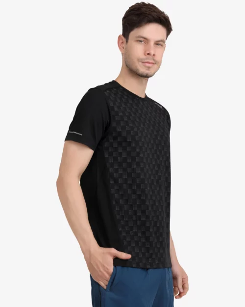ASI Amaze Sports T-Shirt Black Color for Men