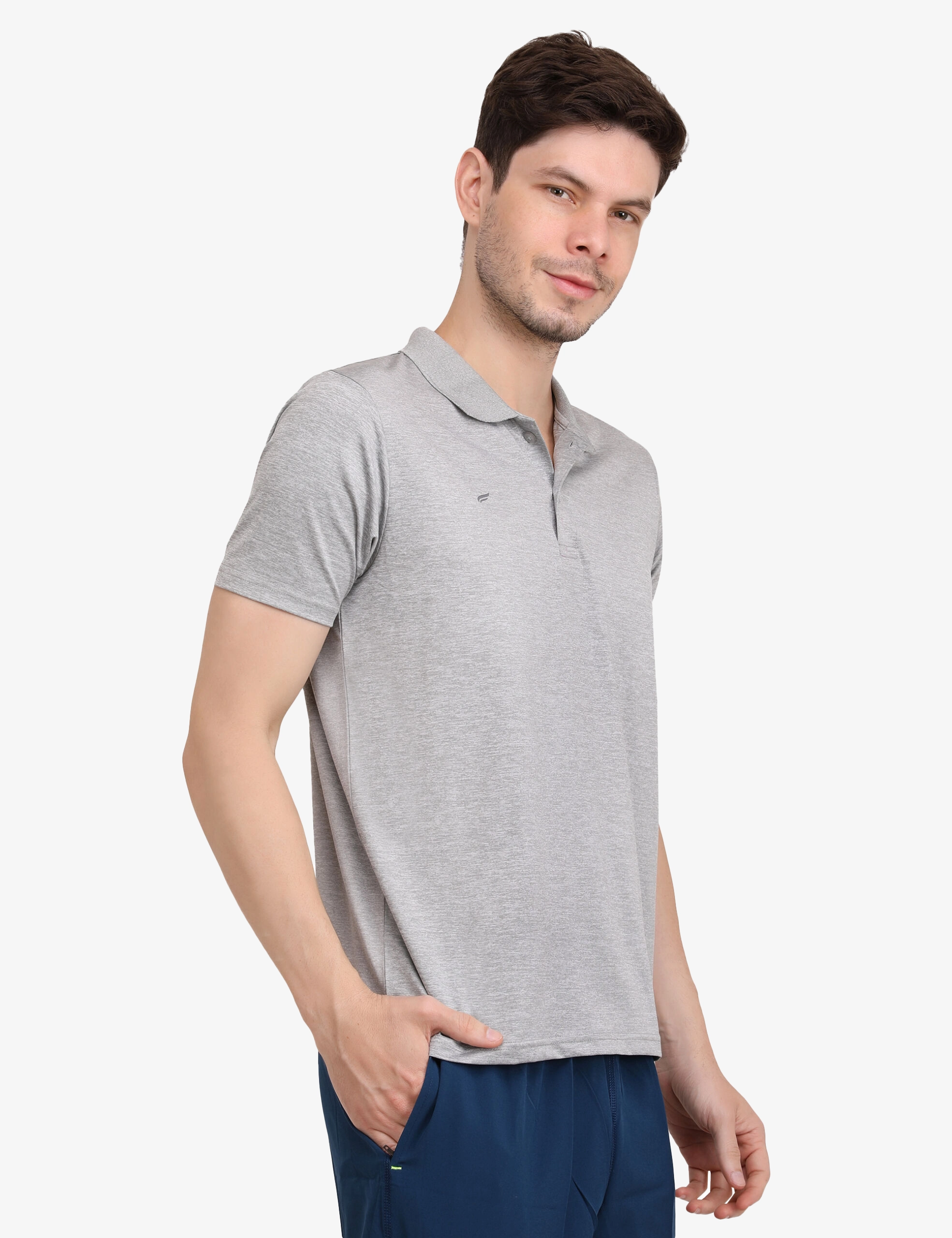 ASI Fest Sports T-Shirt for Men Light Grey Color
