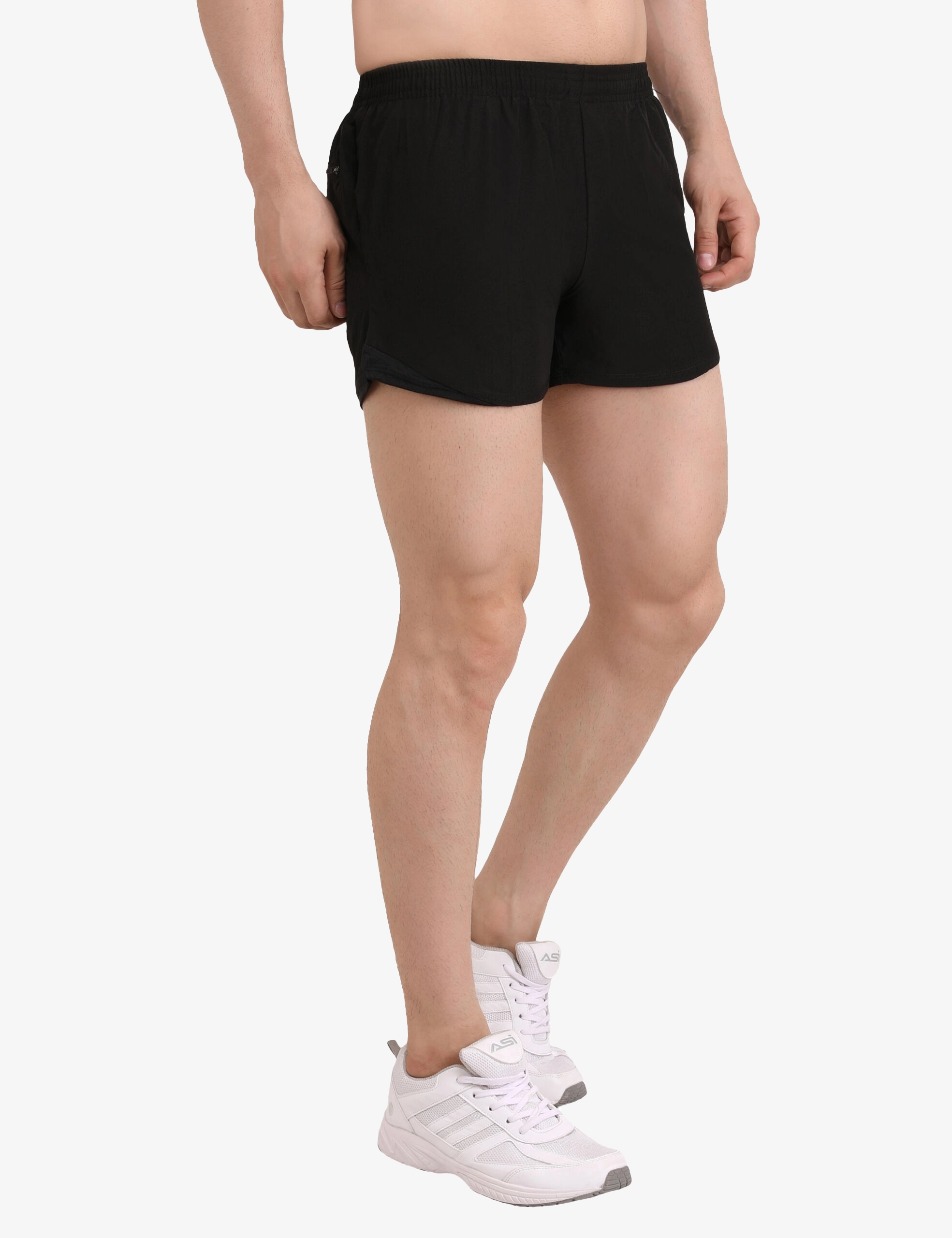 ASI Athletic Poly Lycra Shorts Dark Grey Color