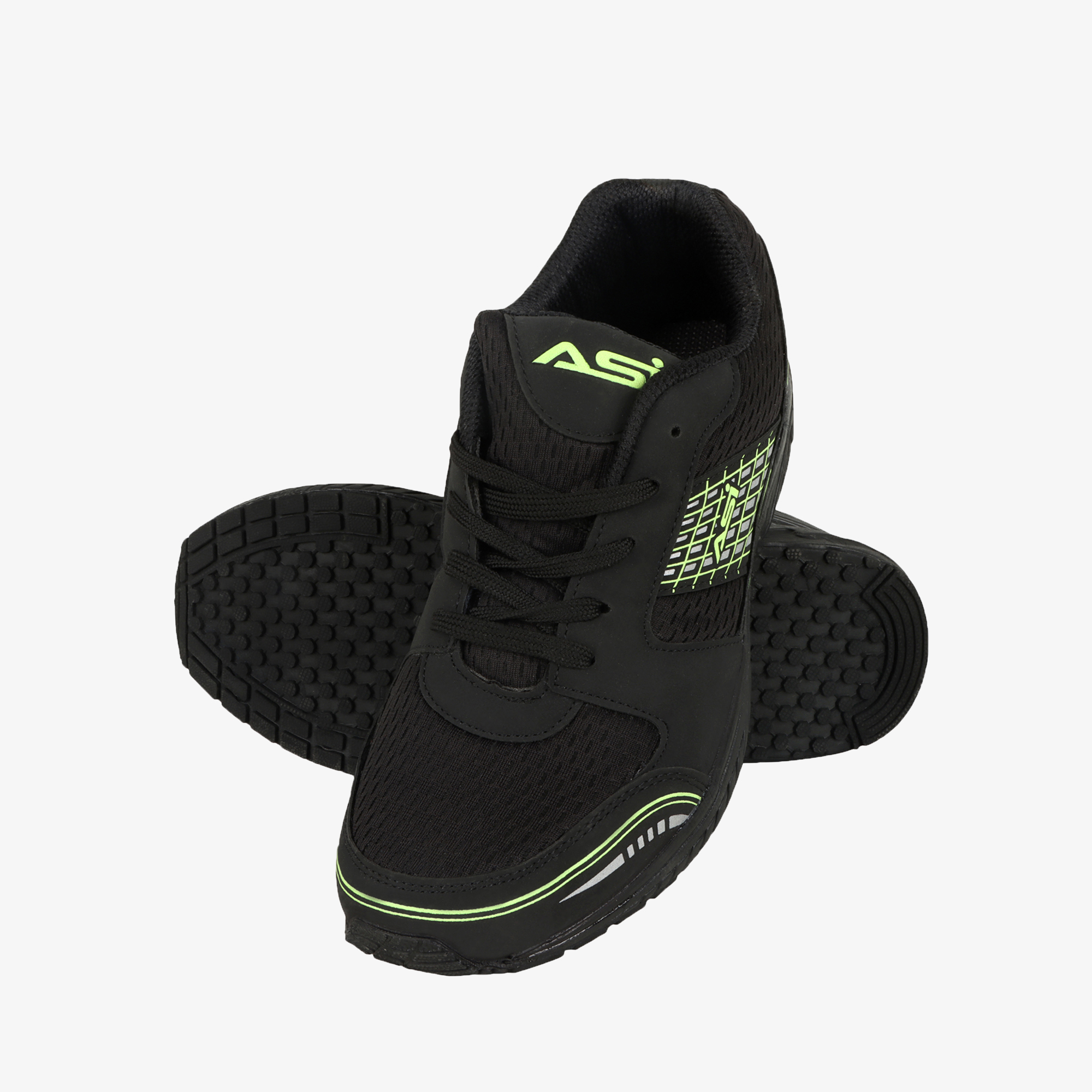 ASI Torque Sports Shoes Black Color