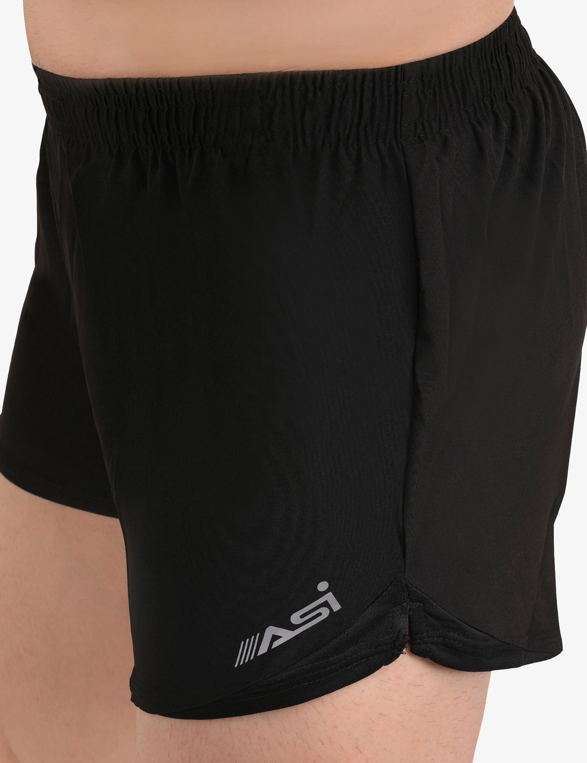 ASI Athletic Poly Lycra Shorts Dark Grey Color
