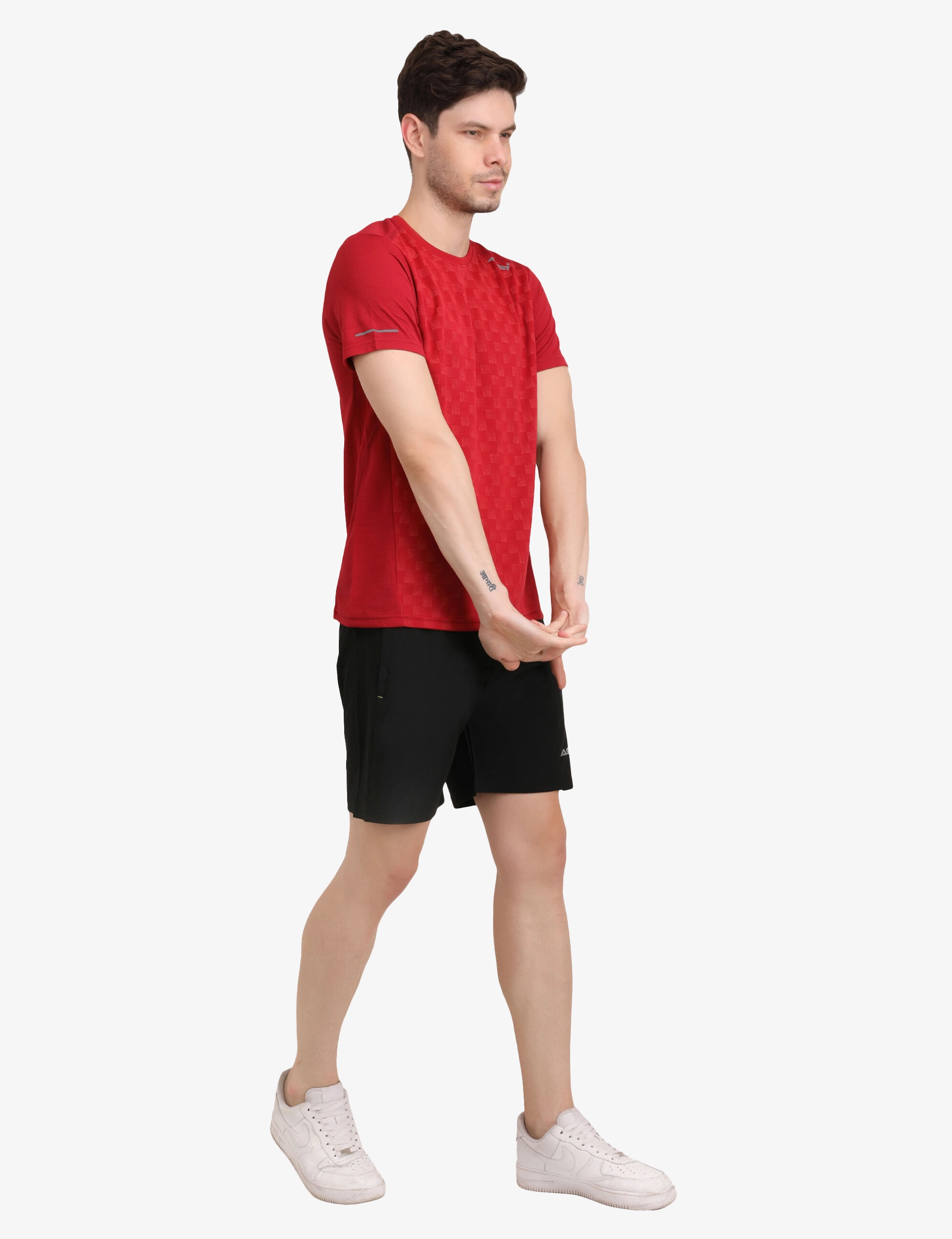 ASI Amaze Sports T-Shirt Red Color for Men