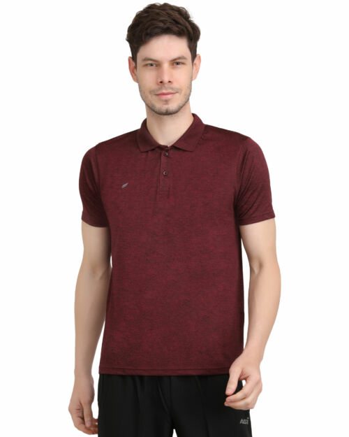 ASI Fest Sports Tee Shirt Maroon Color for Men