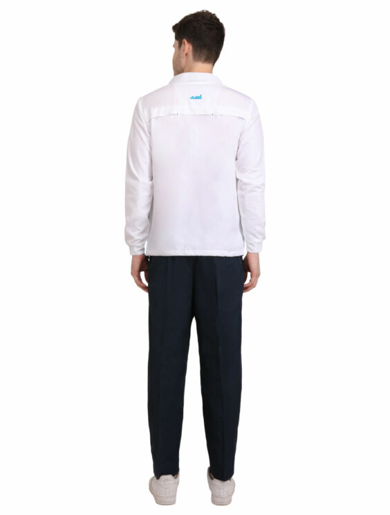 ASI Sunshine Track Suit White & Navy Blue Color