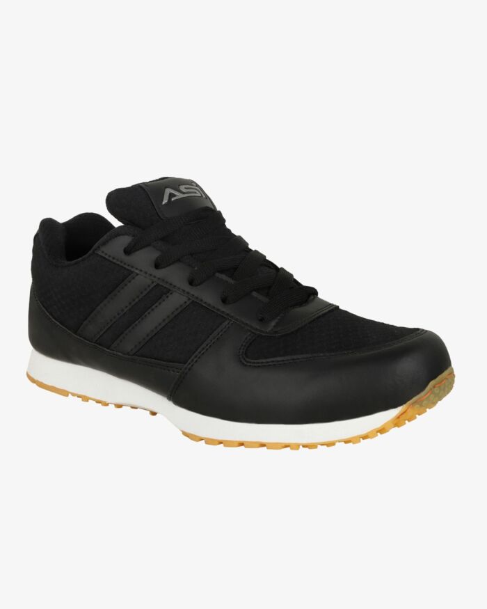 ASI – Black Marathon Shoes for Men | Lightweight & Extra Durable