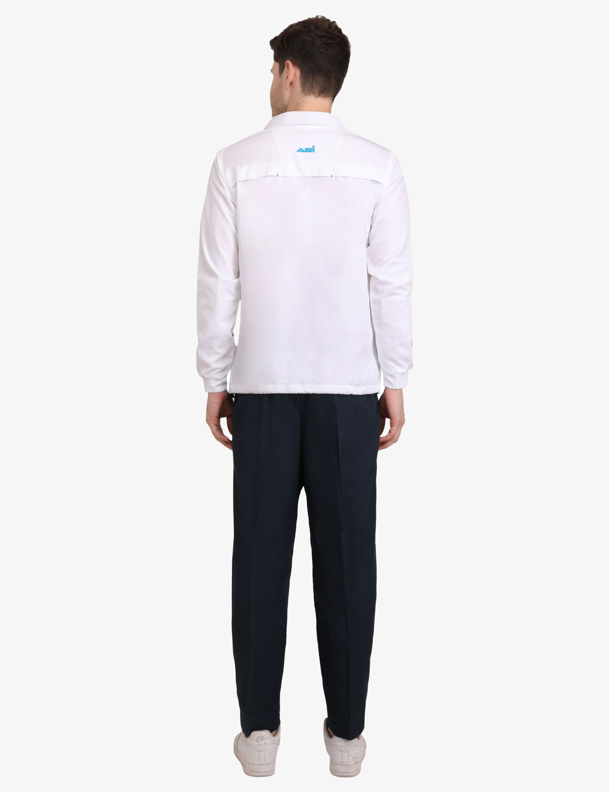 ASI Sunshine Track Suit White & Navy Blue Color