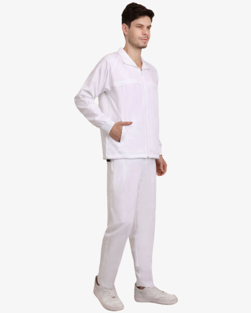 ASI Milky White Color Track Suit for Men