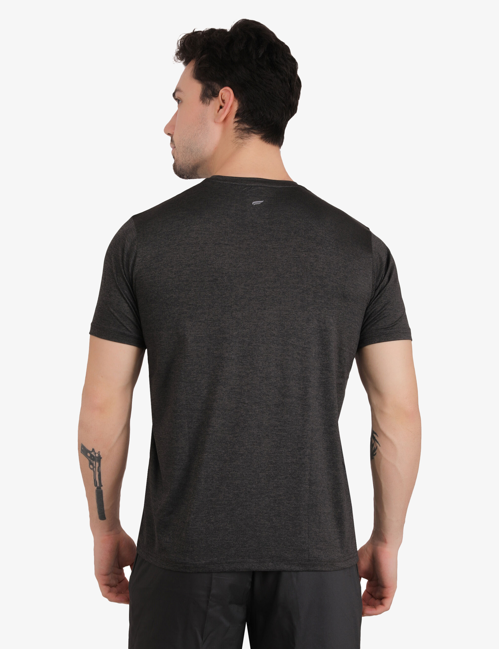 ASI All Rounder Charcoal T-Shirt for Men