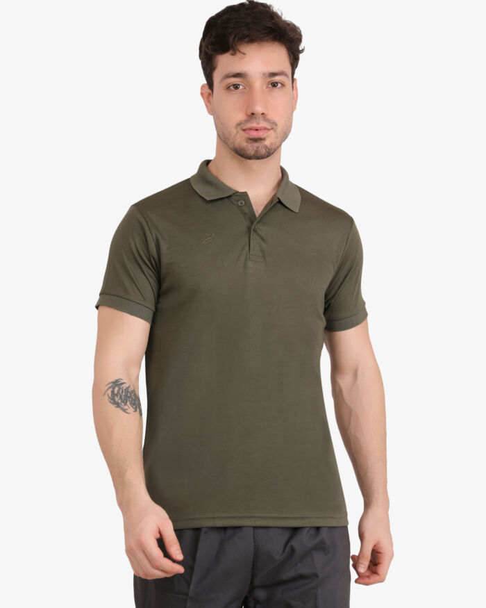 ASI GenX Olive Green T-Shirt for Men