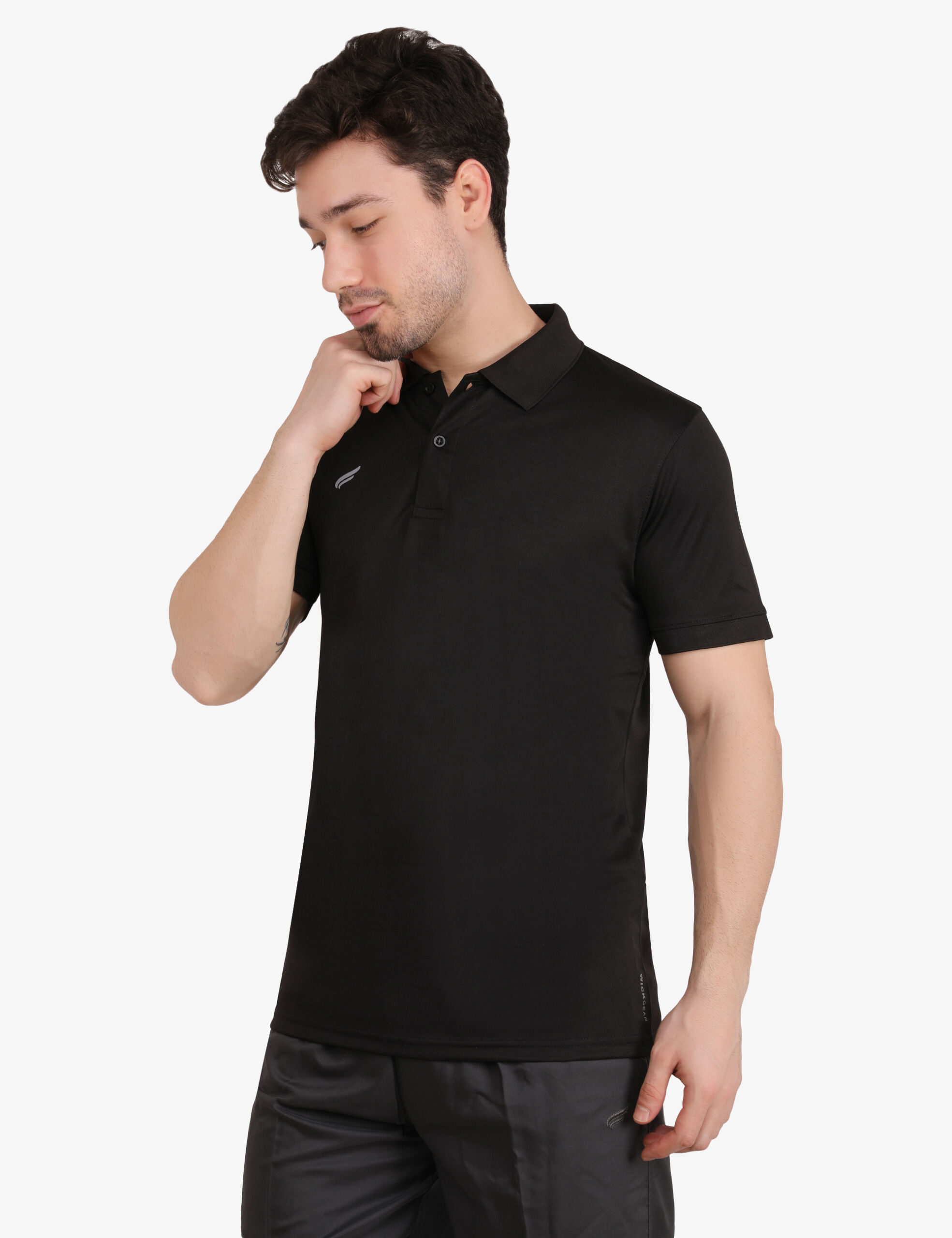 ASI GenX Black T-Shirt for Men