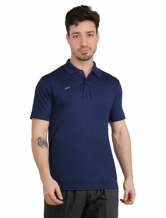 ASI GenX Navy Blue Tee Shirt for Men