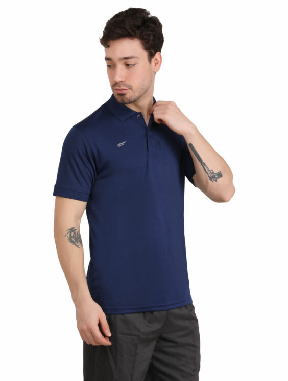 ASI GenX Navy Blue Tee Shirt for Men
