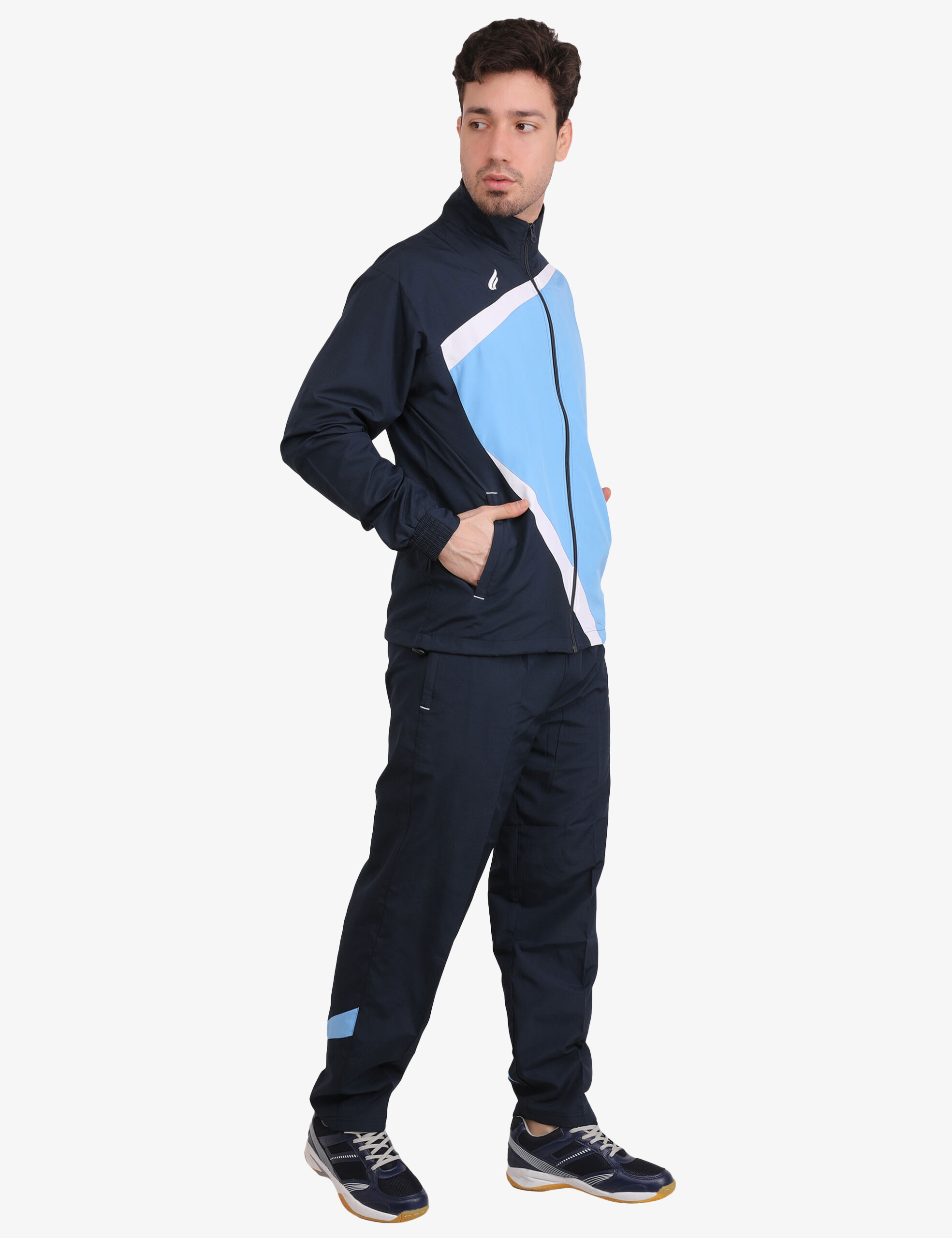 ASI Flair Track Suit for Men Navy Blue & Sky Blue