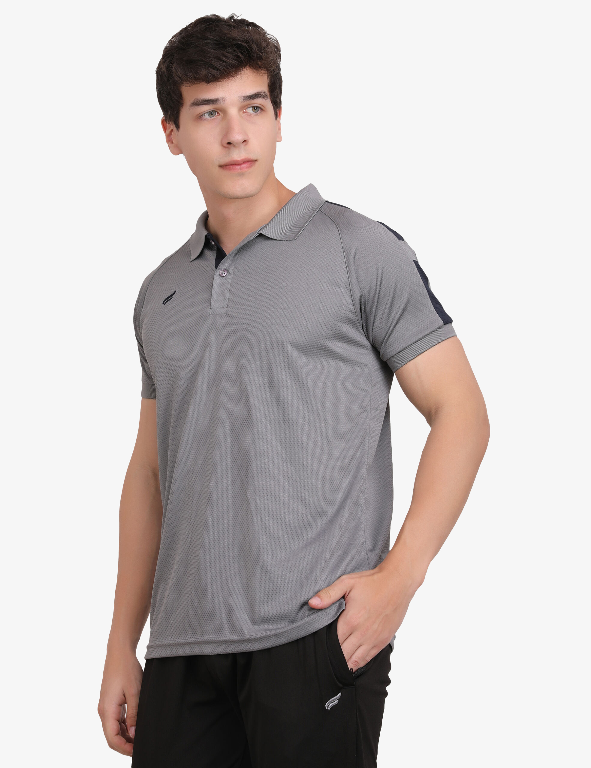 ASI Cruiser Light Grey Sports T-shirt for Men