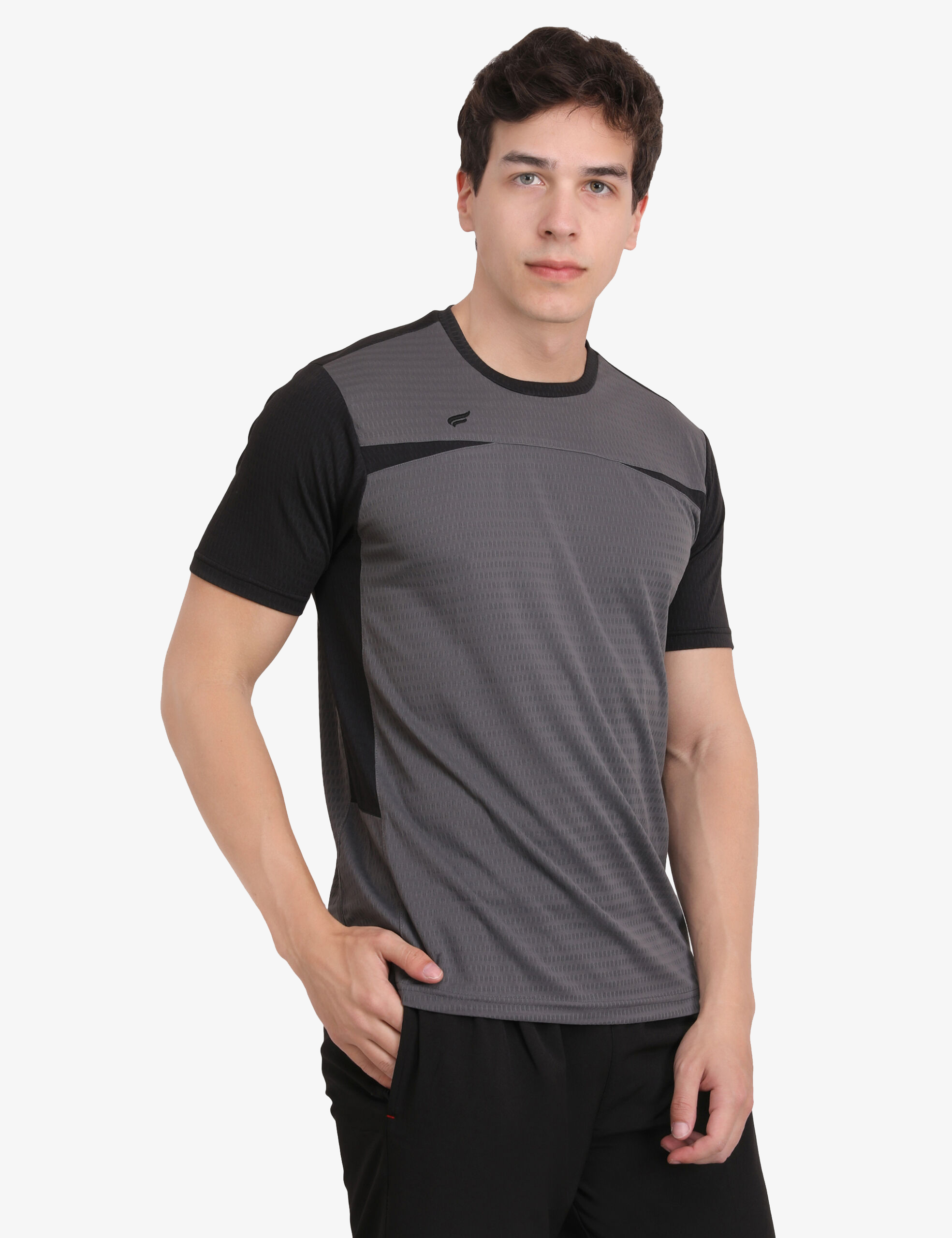 ASI Styler Dark Grey Sports T-shirt for Men