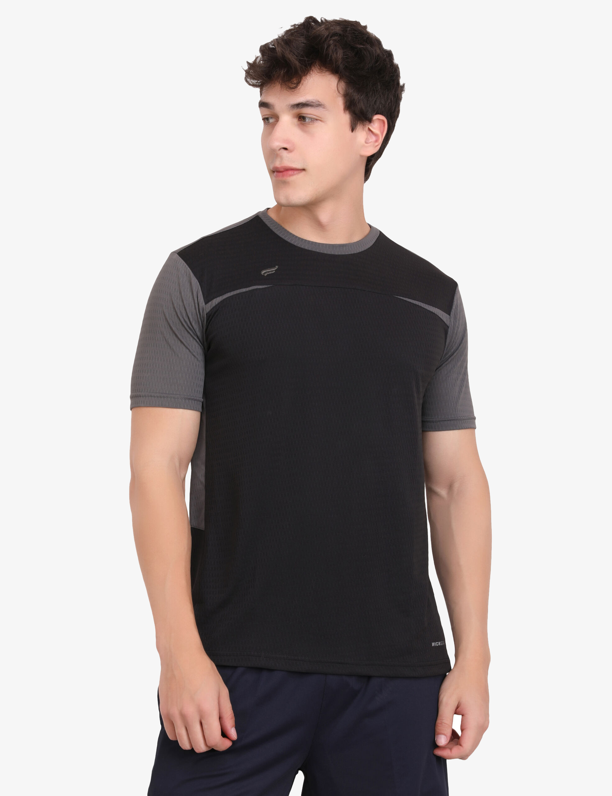 ASI Styler Black Sports T-shirt for Men