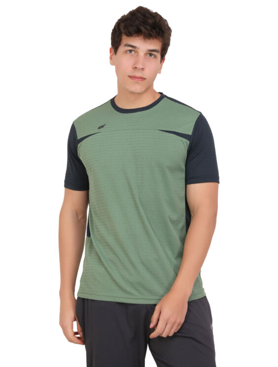 ASI Styler Pista & Dark Grey Sports T-shirt for Men