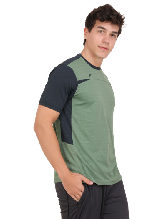 ASI Styler Pista & Dark Grey Sports T-shirt for Men
