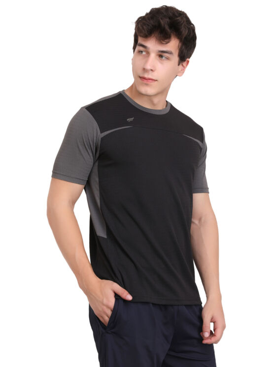 ASI Styler Black Sports T-shirt for Men